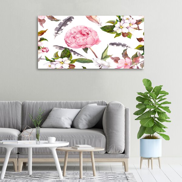Moderní fotoobraz canvas na rámu Květinový vzor oc-96983383