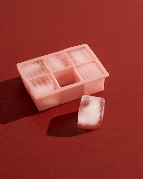 HAY Forma na led Ice Cube Tray XXL, pink