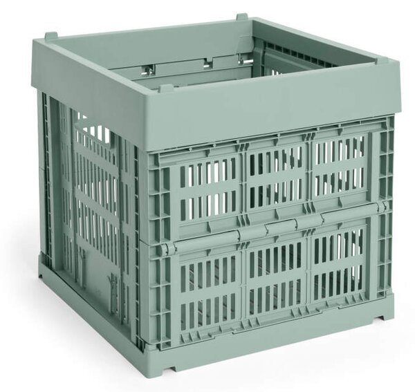 HAY Úložný box Colour Crate Cube, sage green