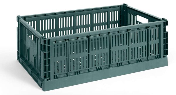 HAY Úložný box Colour Crate Large, dark green