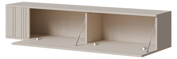 TV stolek Zudbim 150, Barva: ořech warmia / ořech warmia + černá 5903211504075