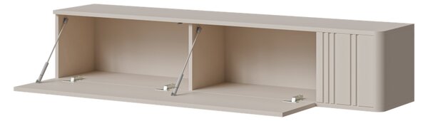 TV stolek Zudbim 150, Barva: ořech warmia / ořech warmia + černá 5903211504075