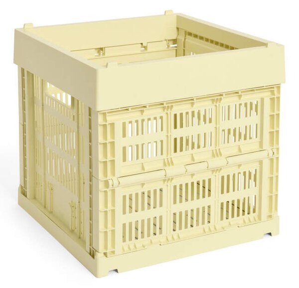 HAY Úložný box Colour Crate Cube, light yellow
