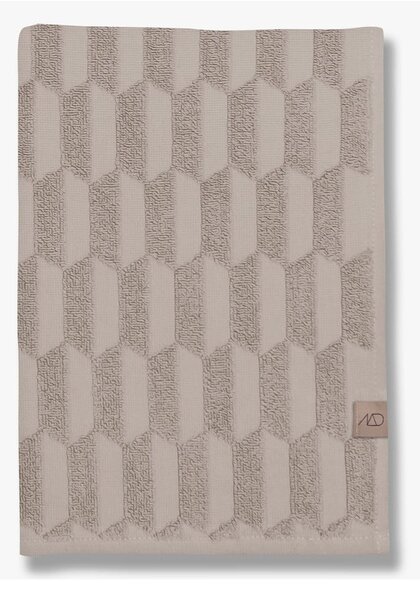 Béžové bavlněné ručníky v sadě 2 ks 35x55 cm Geo – Mette Ditmer Denmark