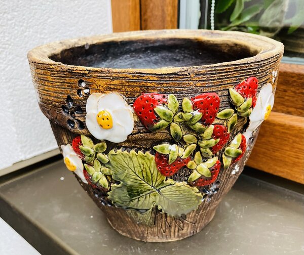 Keramika Javorník Květináč - jahody