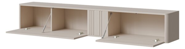 TV stolek Zudbim 190, Barva: ořech warmia / ořech warmia + černá 5903211504082
