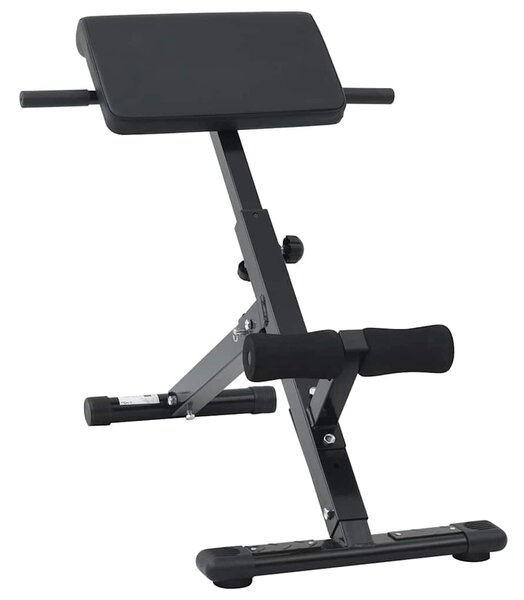 Hyperextension lavice Černá 100,5 x 70 x 78 cm