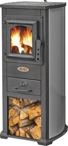 Krbová kamna BLIST Berna Lux G, 6 kW, antracit