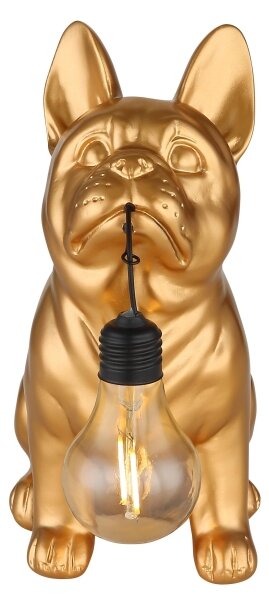 Globo 36333G - LED Solární svítidlo LED/0,06W/3V IP44 zlatý pes