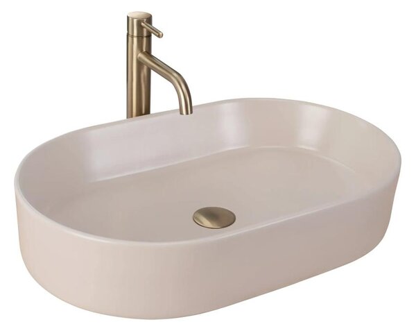 REA-U9661 - Umyvadlo na desku NADIA 38,5x61 cm keramika/béžová