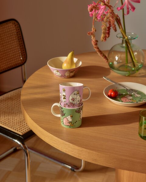 Arabia Talíř Moomin Loving care 19cm, zelený