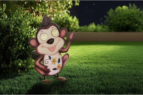 Globo 36332A - LED Solární svítidlo 104xLED/0,06W/3V IP44 opice