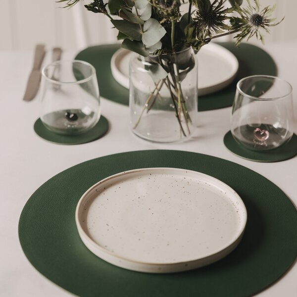 Oboustranné prostírání Star Green Ø 35 cm