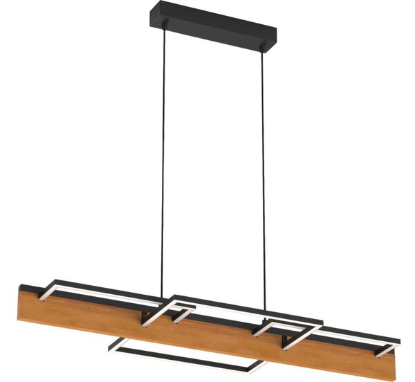LED Lustr na lanku LARYSA LED/35W/230V borovice
