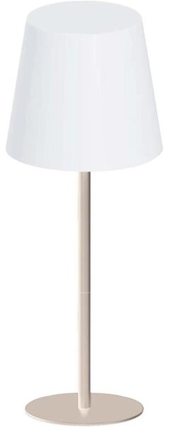 LED RGB Stmívatelná dotyková stolní lampa LUCIA LED/2W/5V 3600 mAh IP44 béžová