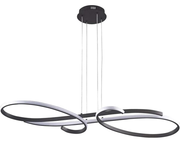 LED Lustr na lanku VIOLIN LED/40W/230V černá