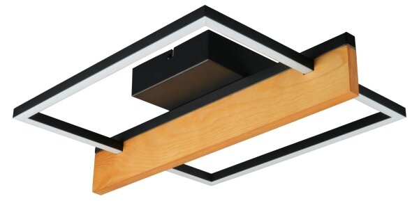 LED Stropní svítidlo LARYSA LED/11,5W/230V 35x45 cm borovice