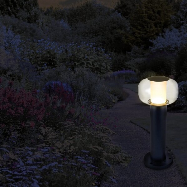 LED Venkovní lampa MALAGA LED/12W/230V 40 cm IP44 černá