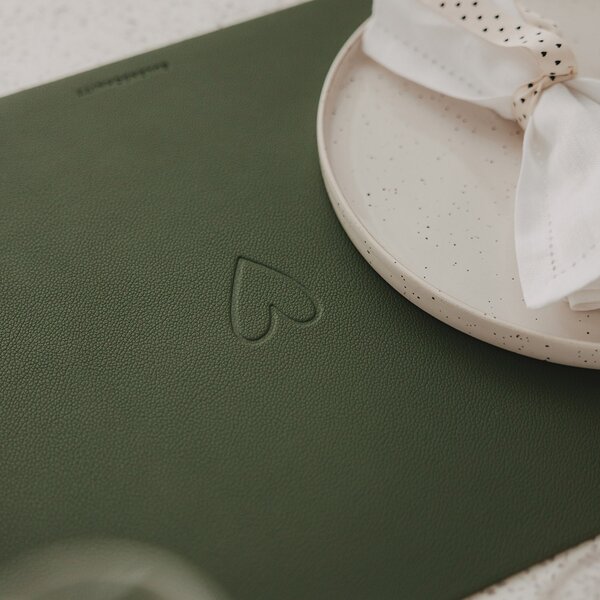 Oboustranné prostírání Oblong Green Heart