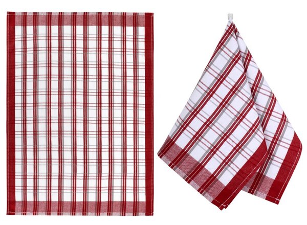 BELLATEX Kuchyňská utěrka 1 ks Vínová 50x70 cm