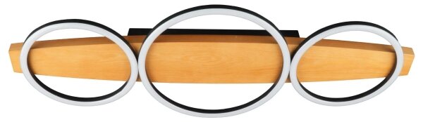 LED Stropní svítidlo MELISA LED/28W/230V 26,5x70 cm borovice