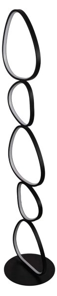 LED Stojací lampa PETRA LED/48W/230V černá