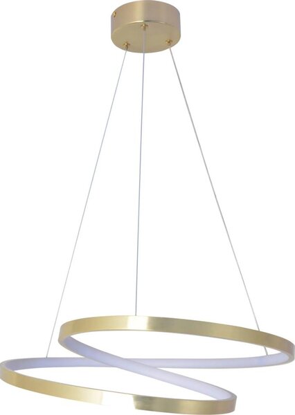 LED Lustr na lanku ZEFIRA LED/40W/230V 4000K pr. 50 cm zlatá