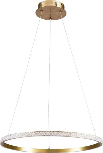 LED Lustr na lanku DIANA LED/25W/230V 4000K pr. 50 cm zlatá