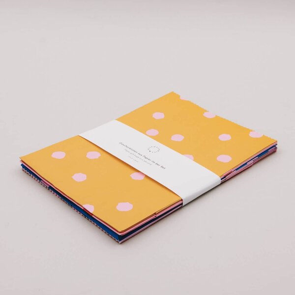 Papírový sáček Dots and Stripes 21 × 15 cm – set 6 ks