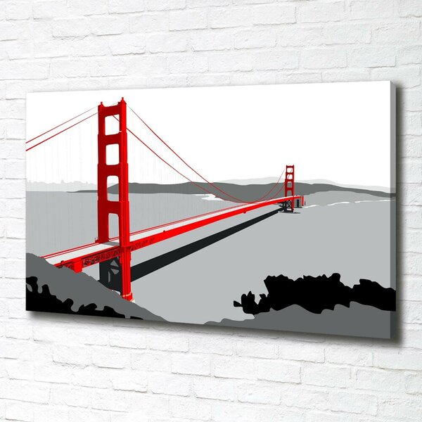 Foto obraz na plátně Most San Francisco oc-98448753