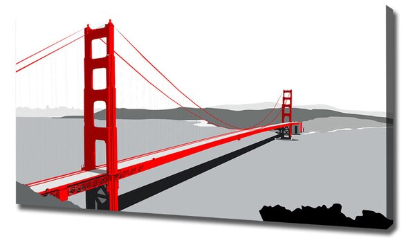 Foto obraz na plátně Most San Francisco oc-98448753