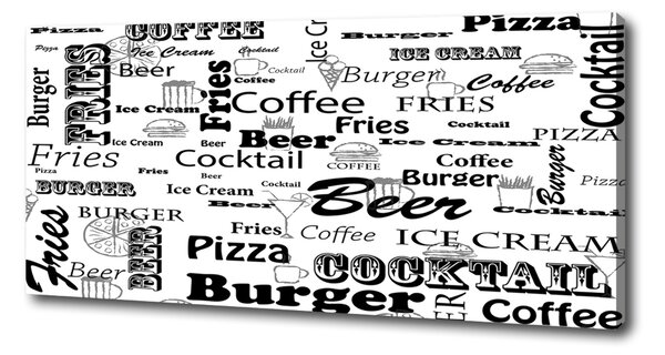 Foto obraz na plátně Menu v restauraci oc-98559843