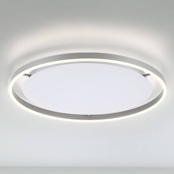 LED stropní svítidlo Ritus, Ø 58,5 cm, hliník
