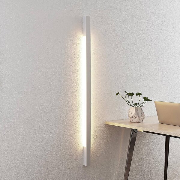 Arcchio Nástěnné svítidlo LED Ivano, 130 cm, bílá, hliník, Bílá / opál, Chodba, Hliník, Moderní