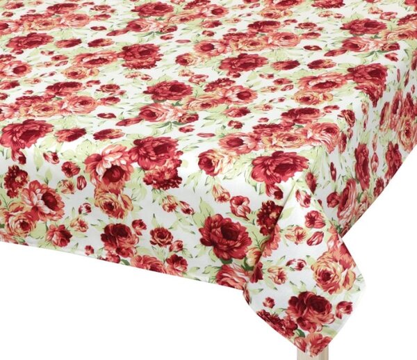 Bellatex Ubrus BERTA Pivoňka Růžová,Zelená, rozměr 70x70 cm