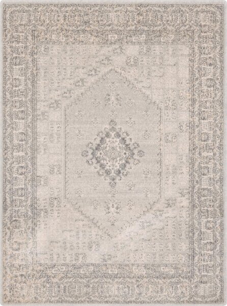 Agnella klasický vlněný koberec Isfahan M Weaw Popelavý béžový Rozměr: 133x180 cm