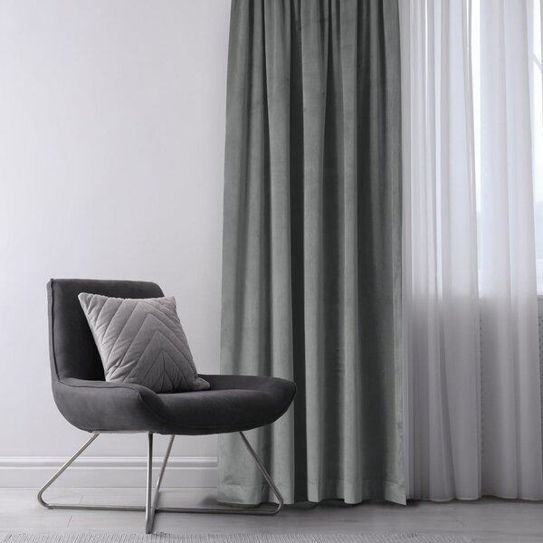 Antracitový závěs 200x270 cm Vila – Homede