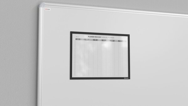 Allboards, A4 magnetická kapsa černá, RMA4BK