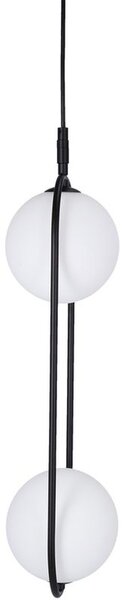 Candellux Cordel závěsné svítidlo 2x28 W bílá-černá 32-10155