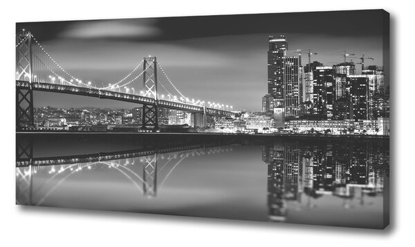 Foto obraz tištěný na plátně San Francisco noc oc-98976807