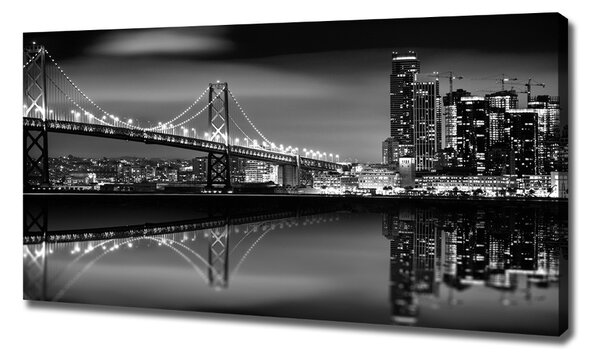 Foto obraz tištěný na plátně San Francisco noc oc-98976807