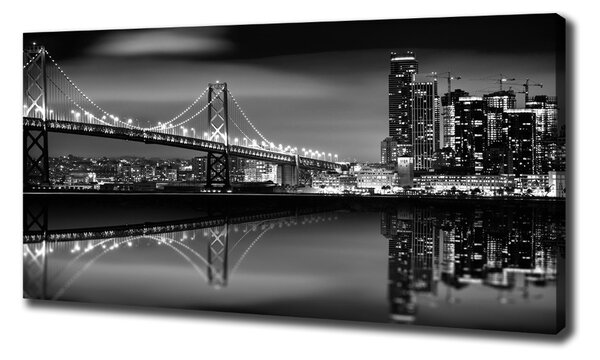 Foto obraz tištěný na plátně San Francisco noc oc-98976807