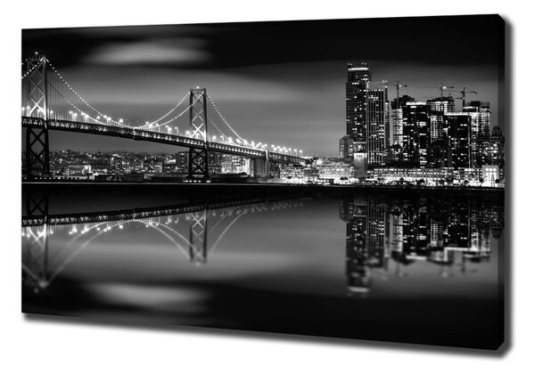 Foto obraz tištěný na plátně San Francisco noc oc-98976807
