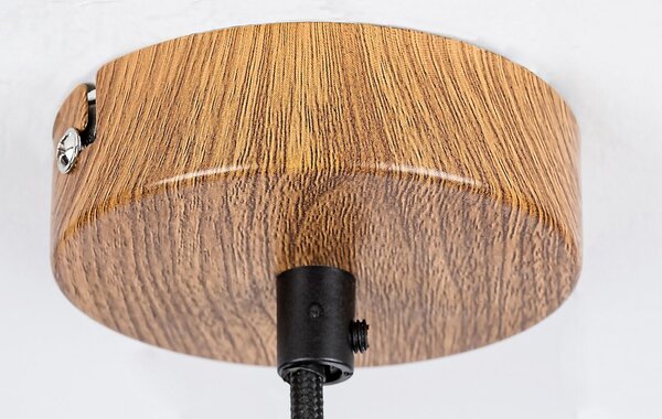 Rabalux Tanno závěsné svítidlo 1x25 W kouřová-dřevo 72141