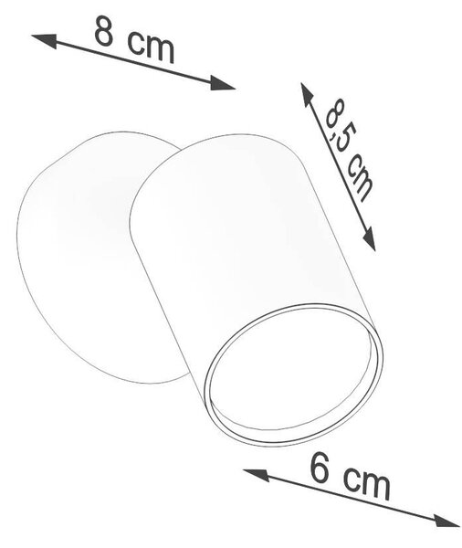 Sollux Lighting Lemmi nástěnné svítidlo 1x40 W bílá SL.1123