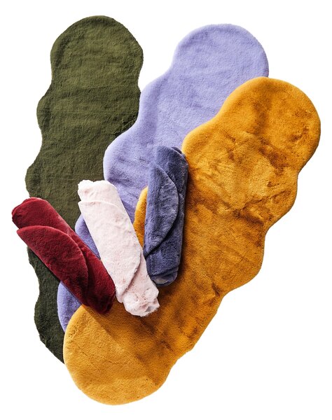 UMĚLÁ KOŽEŠINA, 60/180 cm, oranžová Ambia Home - Kůže, Online Only