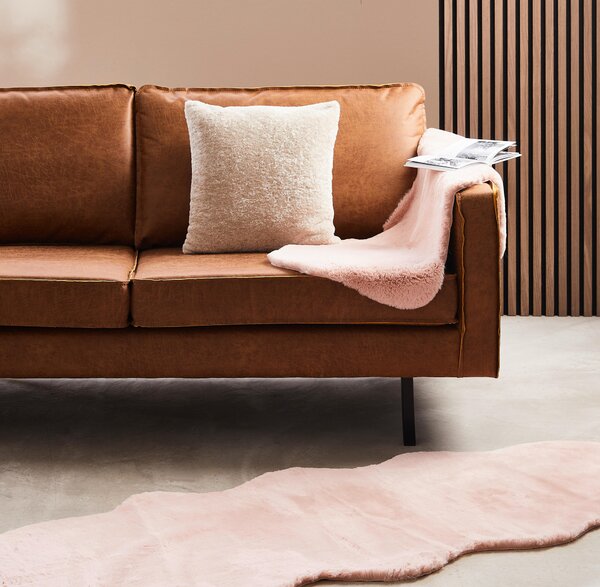 UMĚLÁ KOŽEŠINA, 60/180 cm, růžová Ambia Home - Kůže, Online Only