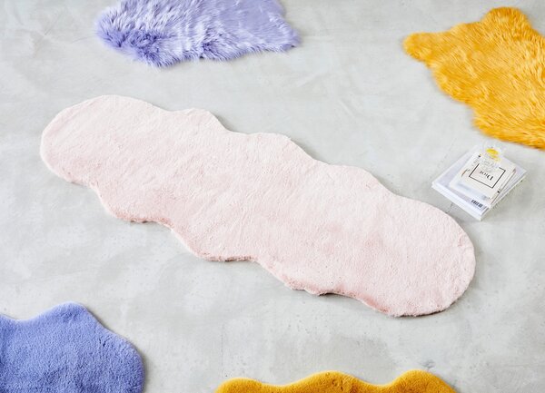 UMĚLÁ KOŽEŠINA, 60/180 cm, růžová Ambia Home - Kůže, Online Only