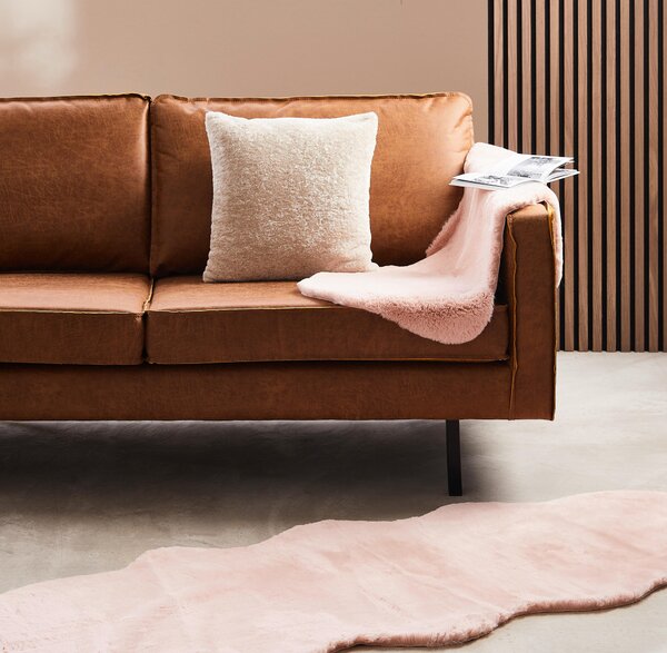 UMĚLÁ KOŽEŠINA, 60/180 cm, růžová Ambia Home - Kůže, Online Only