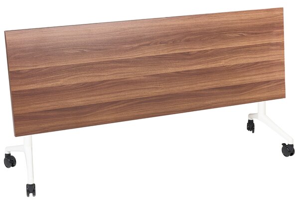Skládací psací stůl CAVI Tmavě hnědá 180 cm 60 cm